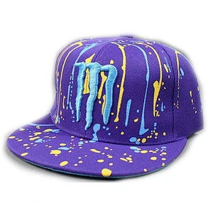 Red Acrylic Fabric Custom Strapback Hats With 3D Embroidery