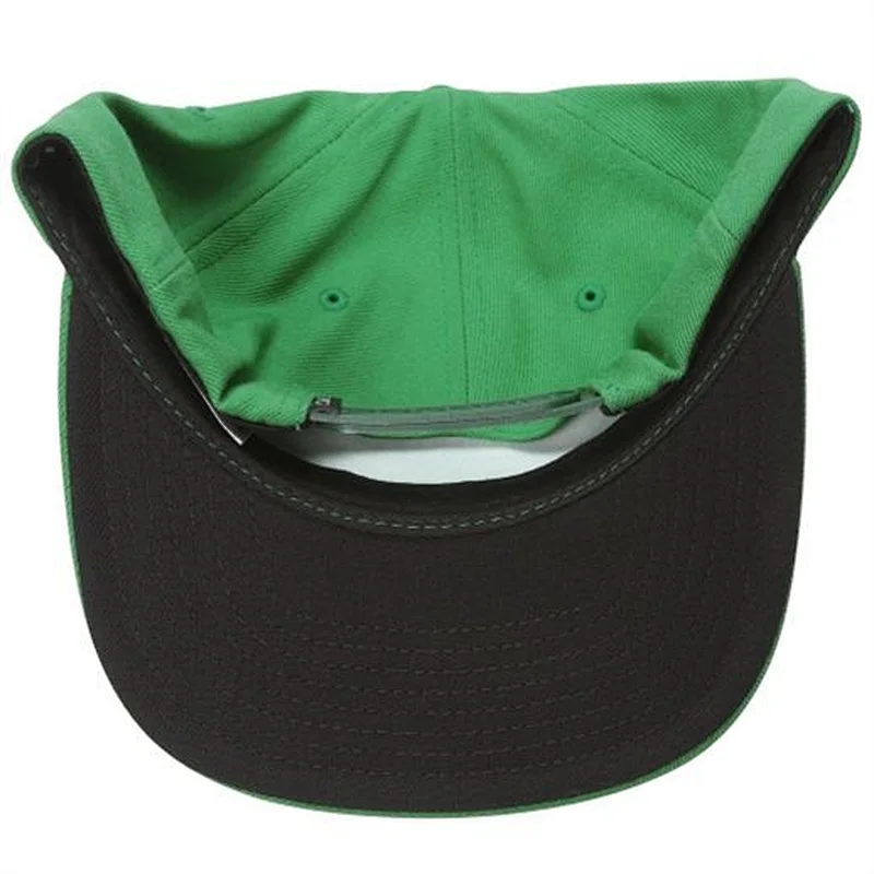 Green Vitor Sports Adjustable Snapback Hat with Heat-Sealed Graphics