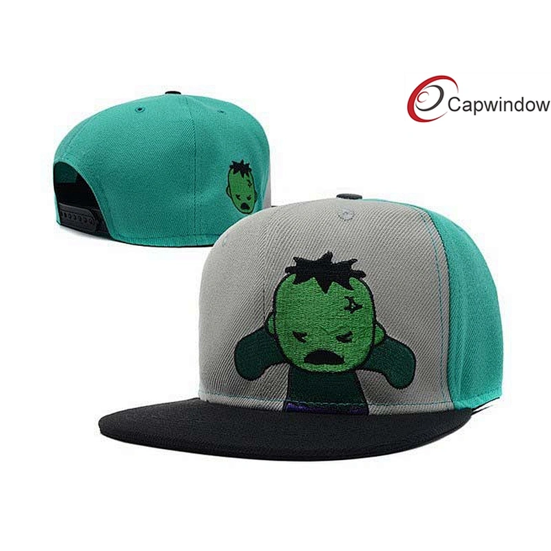 Cartoon Characters Embroidery Childrens Baseball Caps With Plastic Snap Closure