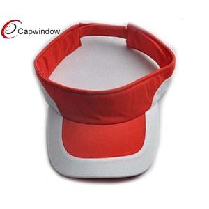 Air Permeability Mesh Fabric Tennis Sun Visor With Velcro Closure