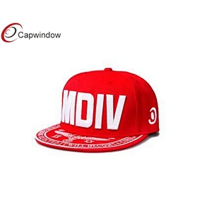 3D Printing Embroidery Snapback Baseball Cap With Air Permeability Mesh Fabric
