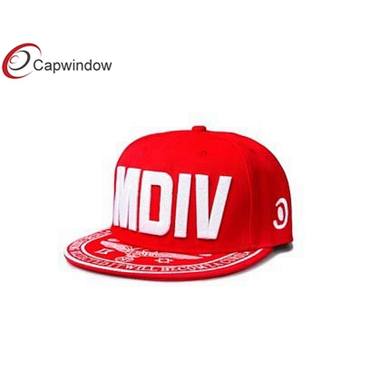 3D Printing Embroidery Snapback Baseball Cap With Air Permeability Mesh Fabric