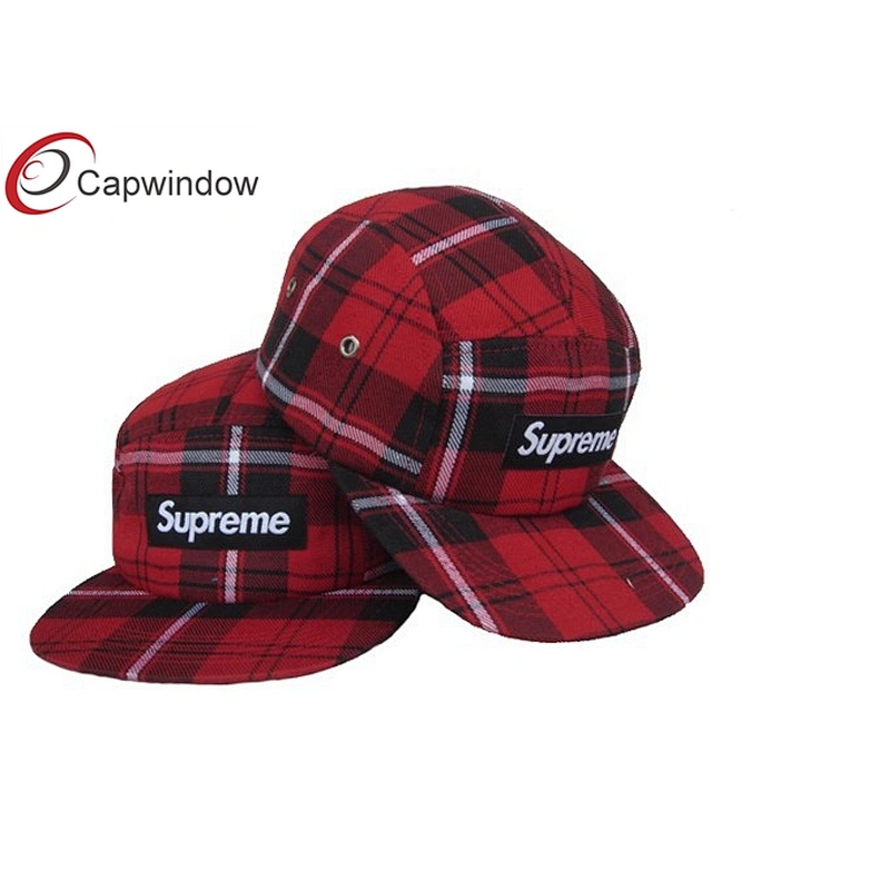 Brushed Ripstop Wool Baseball Caps With White Woven Label Logo On Front