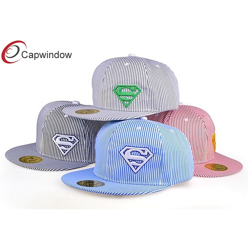 3D Embroidery Snapback Baseball Cap With Allover Sky Blue Ripstop Fabric