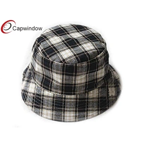 Classical Allover Ripstop Pattern Printing Fisherman Bucket Hat