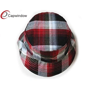 Lady`s Ripstop Fisherman Bucket Hat With Rope Hold And Plastic Button