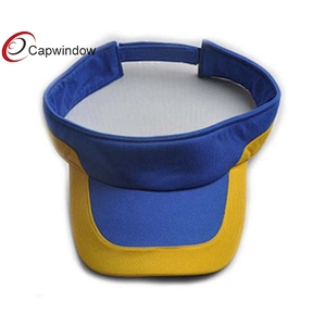 Air Permeability Mesh Fabric Tennis Sun Visor With Velcro Closure