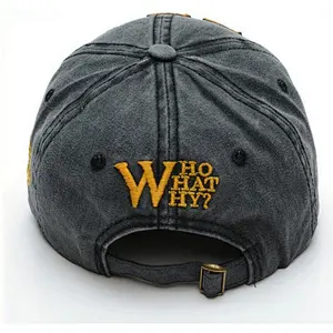 Capwindow Hip-Hop baseball cap with plastic buckle