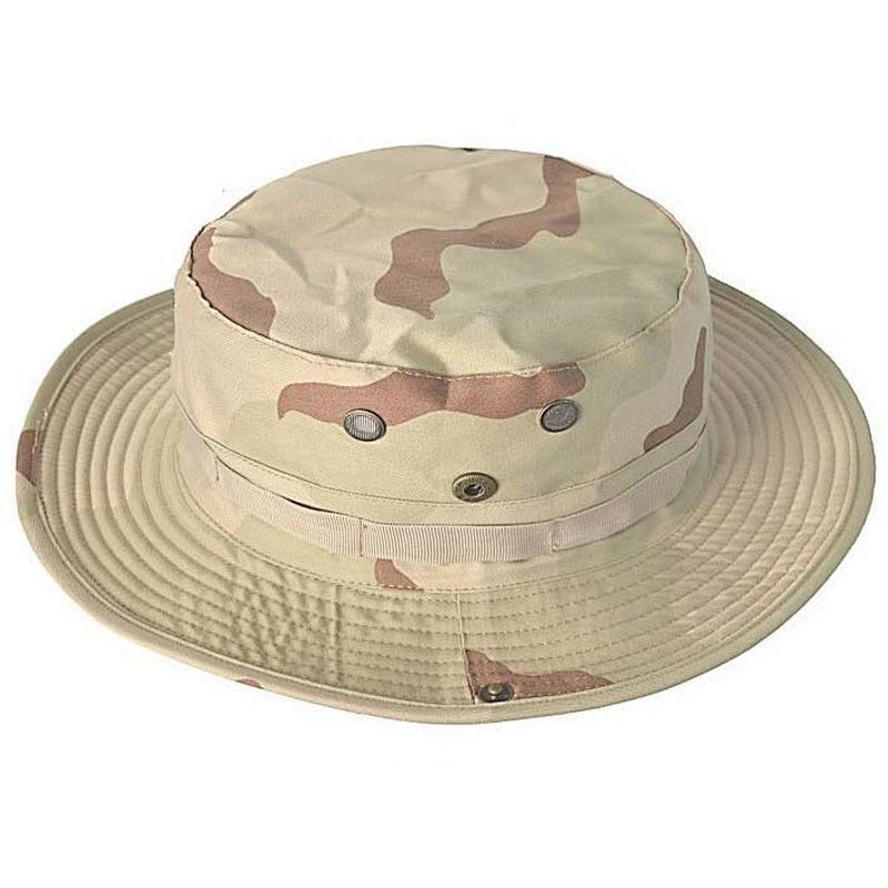 Desert Sunscreen Camouflage Fisherman Bucket Hat For Traveller