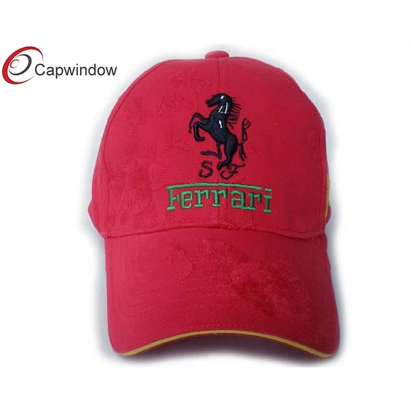 46 3D Embroidery Racing Baseball Caps With White Sandwich Peak