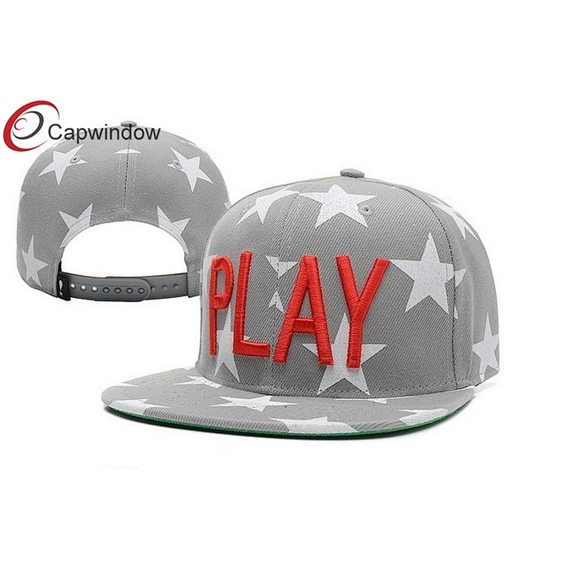 Play Boy Logo Wool Baseball Caps With White 3D Star Embroidery