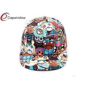 Halloween Devil Pattern Printing Allover Childrens Baseball Caps