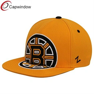 Gold Boston Bruins Scoundrel Snapback Adjustable Hat with Quality Embroidery