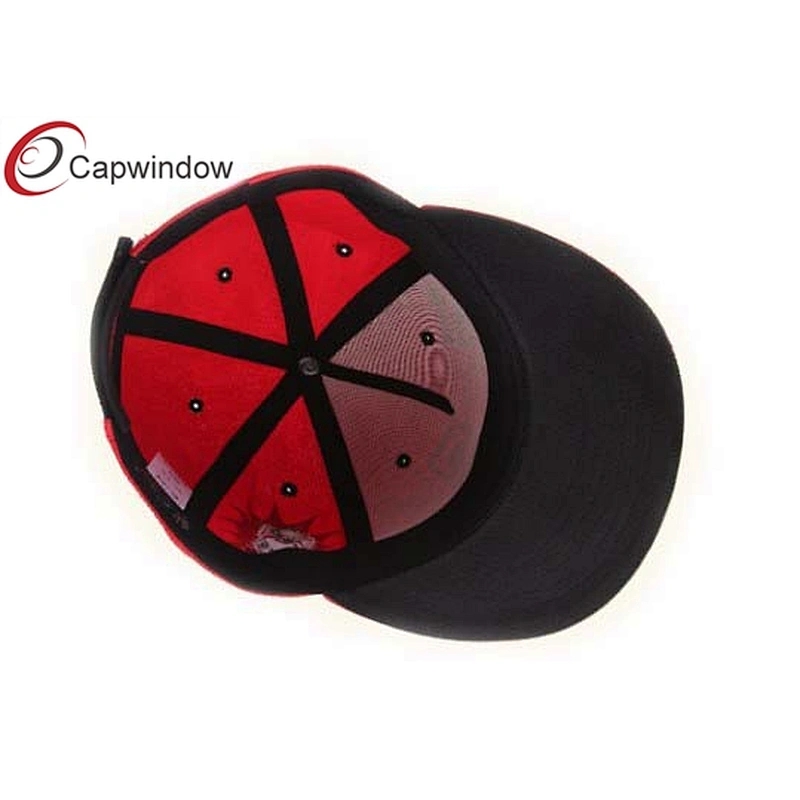 Black Pattern Printing Snapback Baseball Cap With Black Sandwich Beak