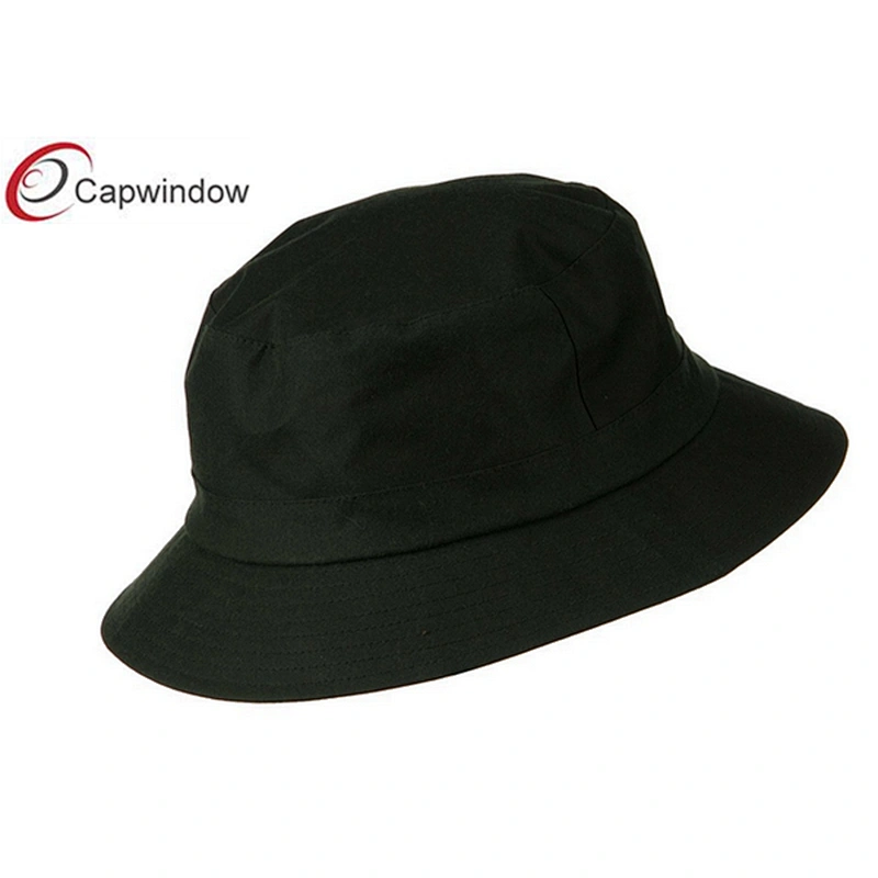 Olive Big Size Waxed Cotton Canvas Fisherman Bucket Hat