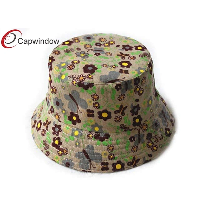 Lady`s Allover Цветочный узор с печатью Рыбак Ведро Hat