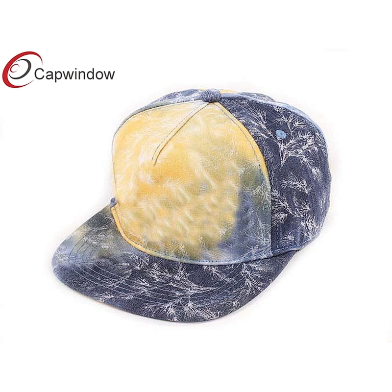 Allover Fireworks Printing Snapback Baseball Cap With 3D Embroidery