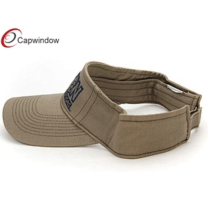 Weston Flat Embroidery Tennis Sun Visor With Cotton Twill Fabric