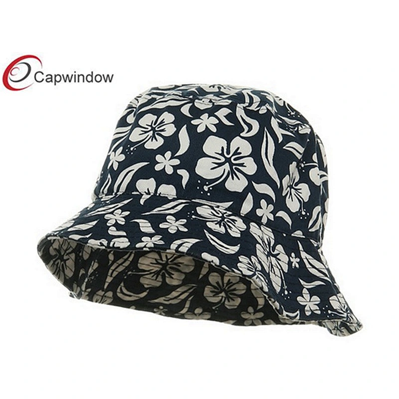 Blue New Hawaiian Pattern Bucket Hat