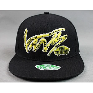 2 Color 3D Embroidery Fitted Baseball Hats With Black Fabric Peak