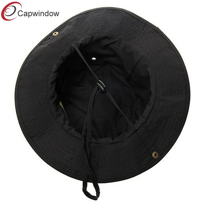 Men`s Fisherman Bucket Hat With A Antique Brass Snap Button And Air Hole