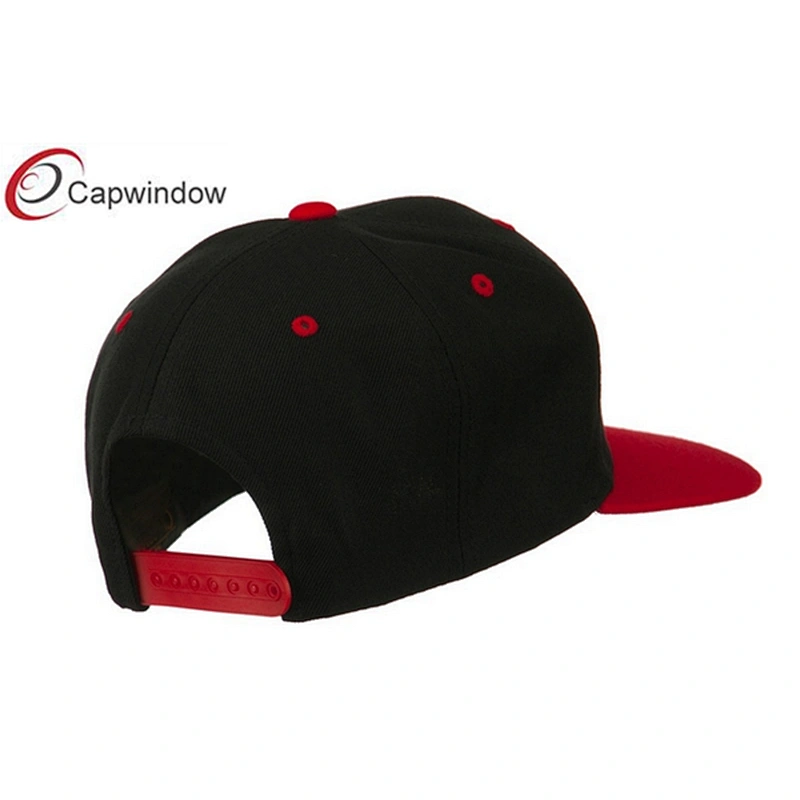 Black Red Halloween 8 Skulls Embroidered Snapback Hat