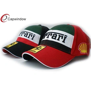 F1 3D Embroidery Racing Baseball Caps With Metal Buckle Closure