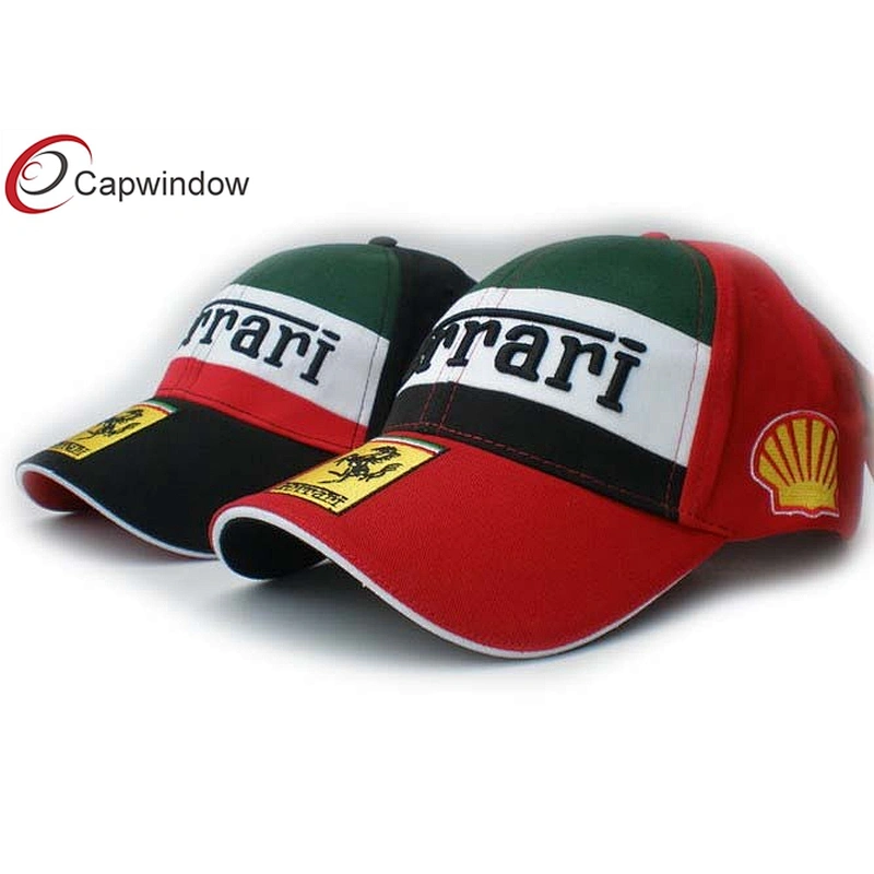 F1 3D Embroidery Racing Baseball Caps With Metal Buckle Closure