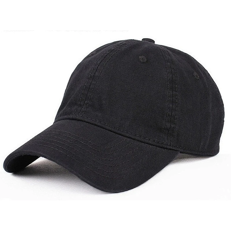 Stone Washed Heavy Brushed Cotton Twill Golf Baseball Caps