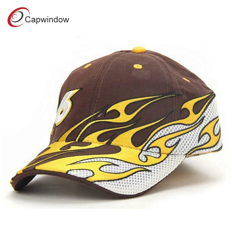 Cool Flame Embroidered Racing Cap Baseball Cap
