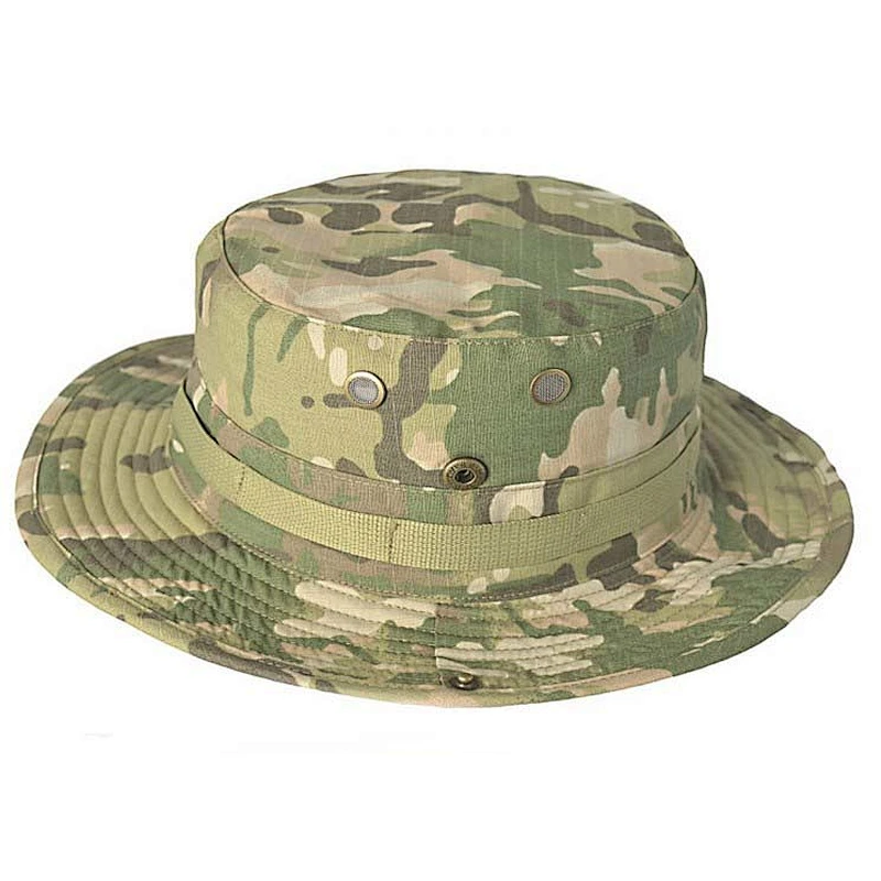 Desert Sunscreen Camouflage Fisherman Bucket Hat For Traveller