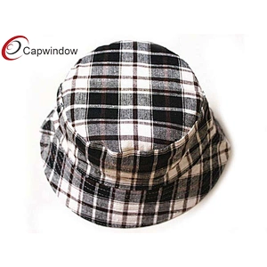 Classical Allover Ripstop Pattern Printing Fisherman Bucket Hat