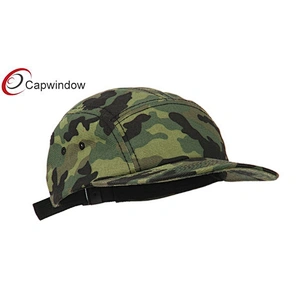 Camo Cotton Brushed Canvas Camo Camper Cap