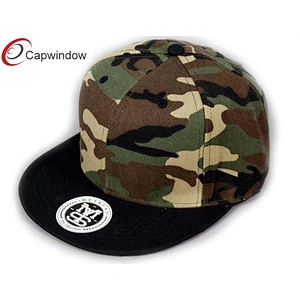 Men`s Heavy Brushed Cotton Camouflage Baseball Caps With Velcro Closure