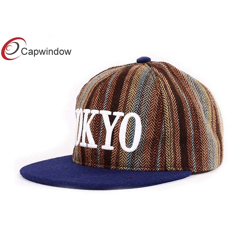 GA 3D Embroidery Snapback Baseball Cap With Yellow Peak