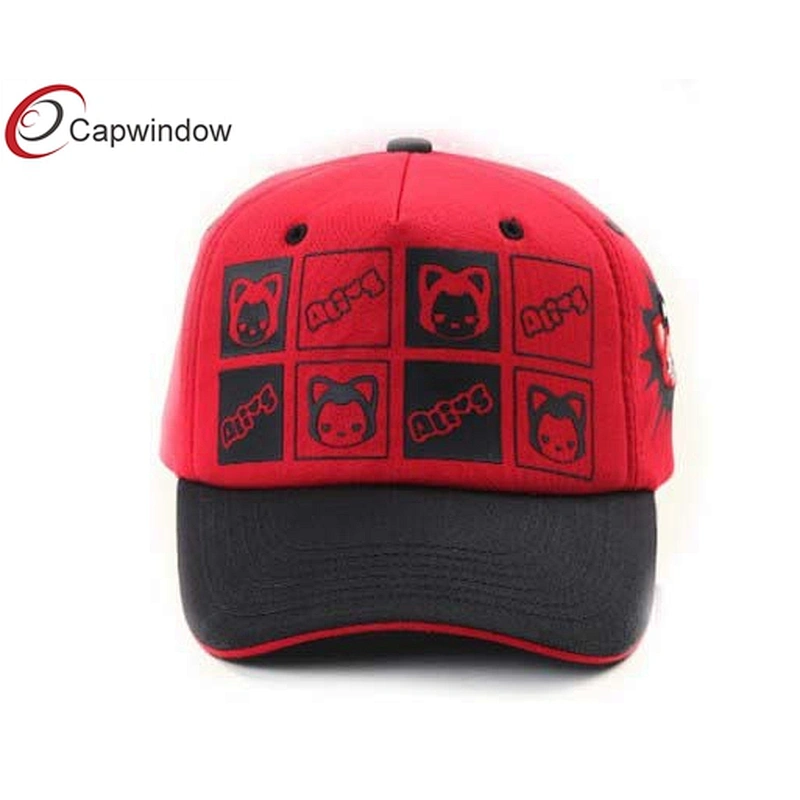 5 Panel Printing Logo Cotton Baseball Caps With A Sandwich On The Beak