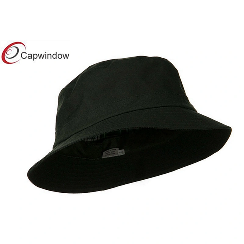 Olive Big Size Waxed Cotton Canvas Fisherman Bucket Hat