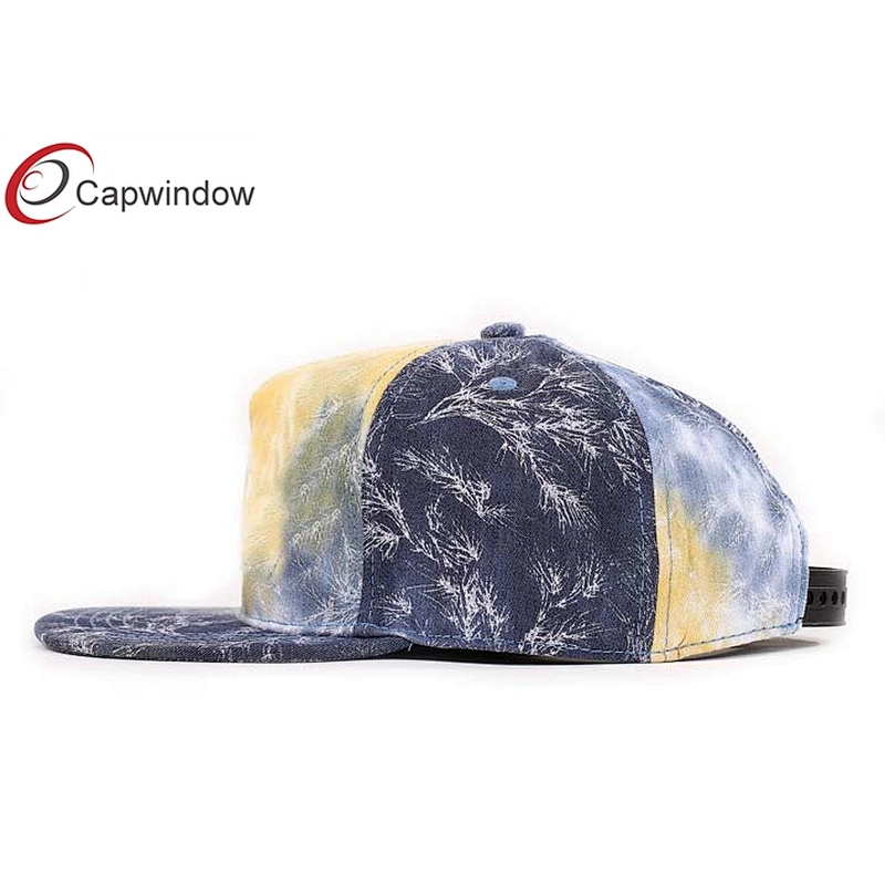 Allover Fireworks Printing Snapback Baseball Cap With 3D Embroidery