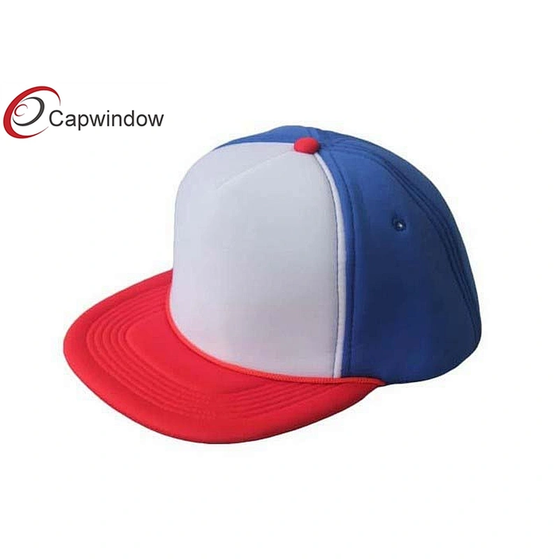 Multi Color Spandex Fabric Trucker Mesh Caps With A String Around Beak