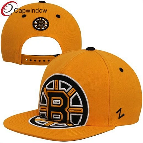 Gold Boston Bruins Scoundrel Snapback Adjustable Hat with Quality Embroidery