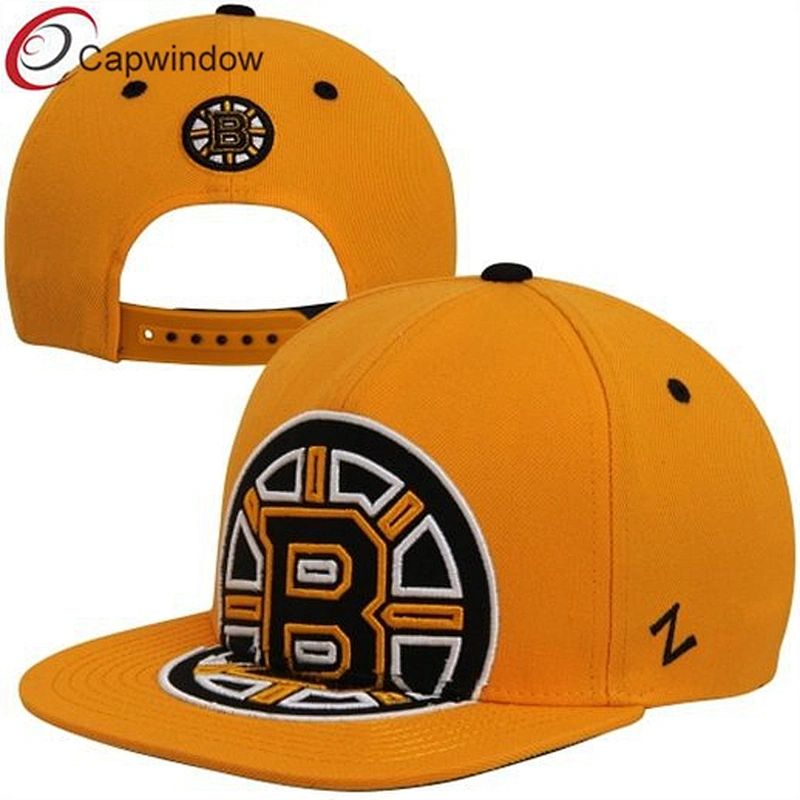 Gold Boston Bruins Scoundrel Snapback Adjustable Hat with Quality Embroidery