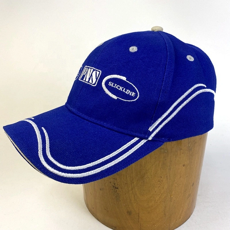 Wholesale Unisex Fashion Outdoor Embroidered Cotton Hat Sports Baseball Cap Embroidery Constructed Sandwich Brim Caps