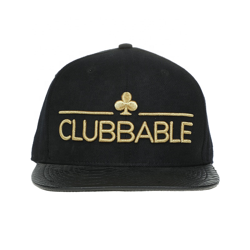 100% Acrylic Snapback Cap Hiphop Cap