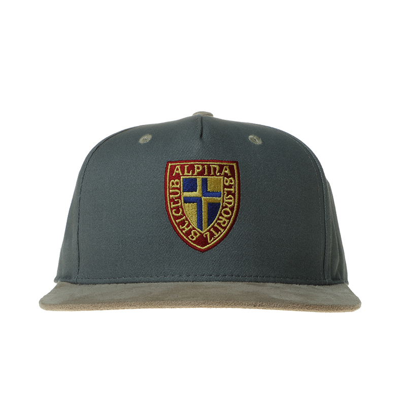 5 Panel Custom Design Cotton Suede Snapback Cap Hat Wholesale Sports Embroidered Cap