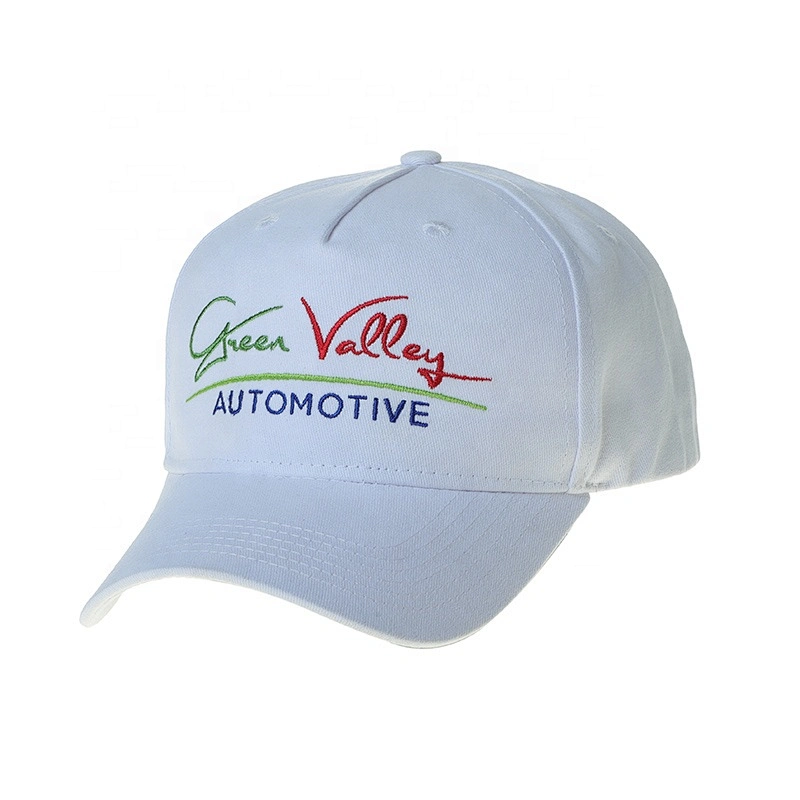 Wholesale 5 Panel Customized Cotton Baseball Cap Sports Promotional Cap Hat with Embroidery Printing Logo