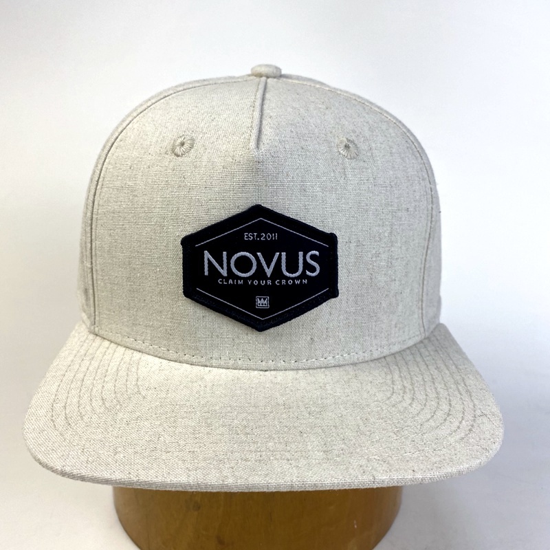 Custom Hemp Cotton Snap Back Hat Woven Patch Logo Flat Brim Snapback Hip Hop Caps Hats