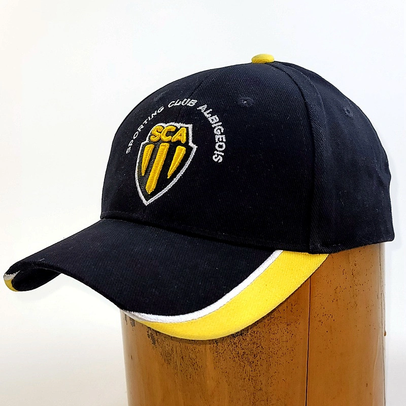 Custom 6 Panel Embroidery Baseball Wholesale Sports Team Hat Cotton Casquette de Sport Personnalis