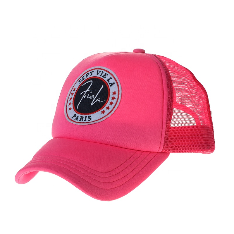 Designer Foam Embroidery Personalised Foam Trucker Cap Custom Logo Snapback Mesh Sports Cap