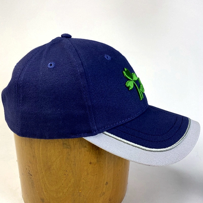 High Quality Cotton Comfortable Customized Embroidery Logo Baseball Hat Golf Sports Shamrock Cap