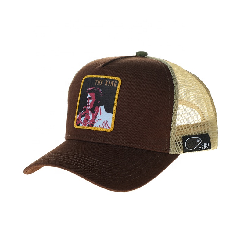 High Quality Embroidered Trucket Hat Fashion Mesh Cap for Men